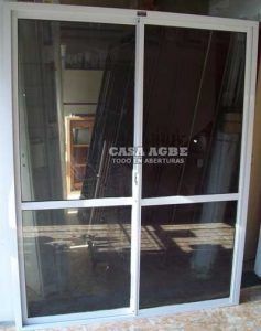 Ventana de aluminio vidrio tonalizado