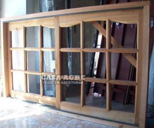 Ventana de madera, ventana de cedro