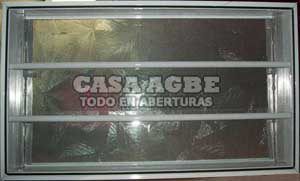 Aireador de aluminio con mosquitero