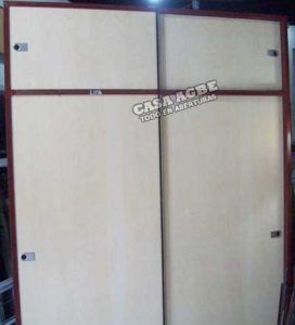 frente de placard en pino