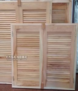 Postigos de cedro, celosias en madera