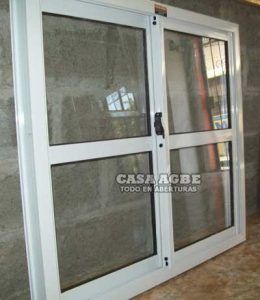 ventana de aluminio 100x90