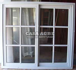Ventanas de aluminio vidrio repartido