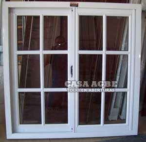 ventanas de aluminio vidrio repartido