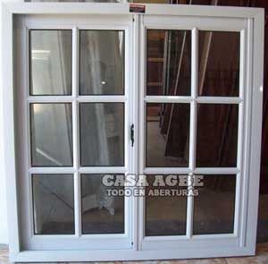 Ventanas vidrio repartido blanco en Avellaneda