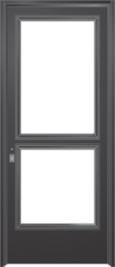 puerta inyectada