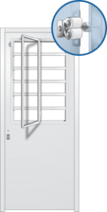 puerta inyectada