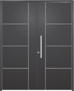 puerta doble