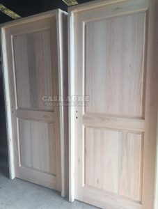 puerta de madera