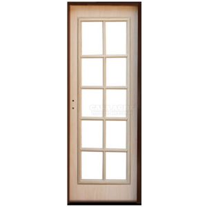 puerta placa vidriada