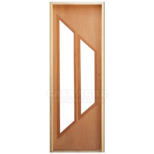 puerta placa con abertura