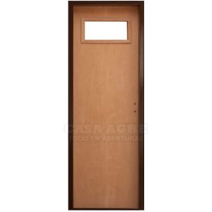 puerta placa con visor