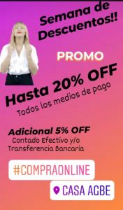 Descuentos imperdibles. Ofertas
