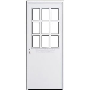 Puerta medio vidrio repartido