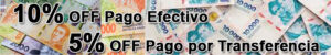 promocion, descuento por pago en efectivo, descuento por pago con transferencia bancaria