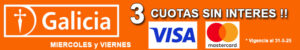 Banco Galicia 3 cuotas sin interés