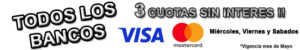 Promo todos los bancos 3 cuotas sin interés
