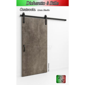Puerta de melamina estilo corteccia