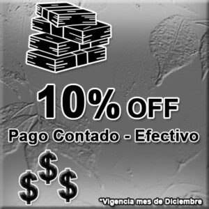 Descuento por pago en efectivo