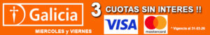 Cuotas sin interés con banco galicia