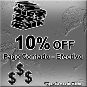 Descuento por pago en efectivo