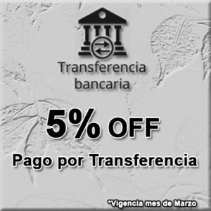 Descuento por pagos con transferencia