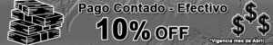 Promoción por pago en efectivo