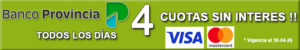 Cuotas sin interes con banco provincia