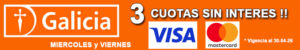 Cuotas sin interés con banco galicia