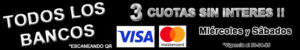 Cuotas sin interes con todos los bancos