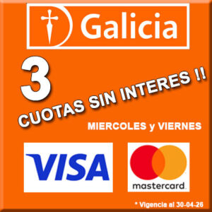 Cuotas sin interés con banco galicia