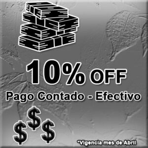 Descuento por pago en efectivo