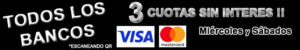 Cuotas sin interes con todos los bancos