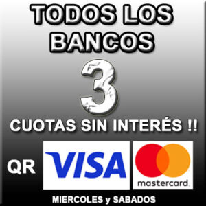 Cuotas sin interés con todos los bancos