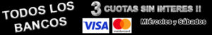 Cuotas sin interes con todos los bancos