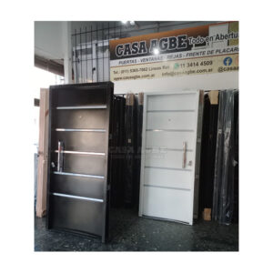 Puertas doble chapa inyectada con insertos de acero