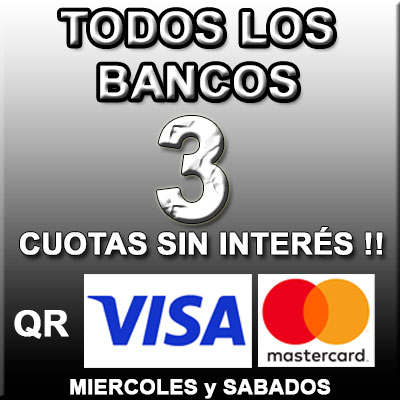 Cuotas sin interés con todos los bancos